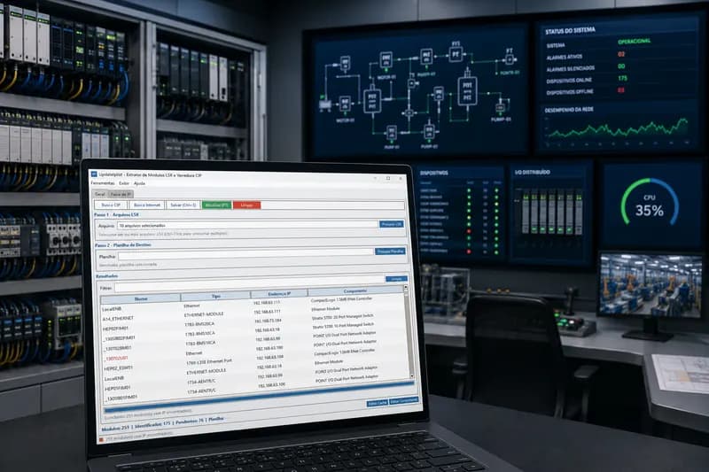 Ferramenta de Extração de IPs L5X